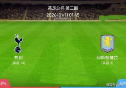 世界杯-今日足(zú)縂(zǒng)杯赛事預(yù)測(cè)：托特纳姆(mǔ)热刺(cì)vs阿斯顿维拉